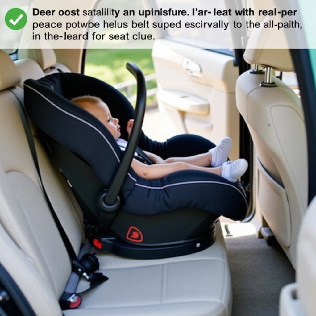 How to Install and Use an Infant Car Seat with Seatbelt