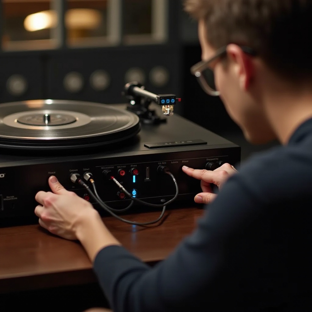 Troubleshooting Onkyo Receiver Sound Issues with Record Players